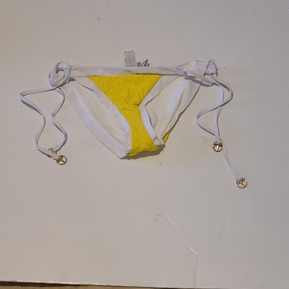 Trina Turk NWT size 8 Yellow bikini bottoms